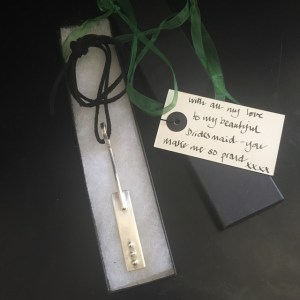 Silver Pendant - Linear series